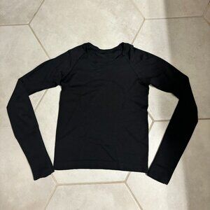 Lululemon Black swiftly tech race/waist length 2.0